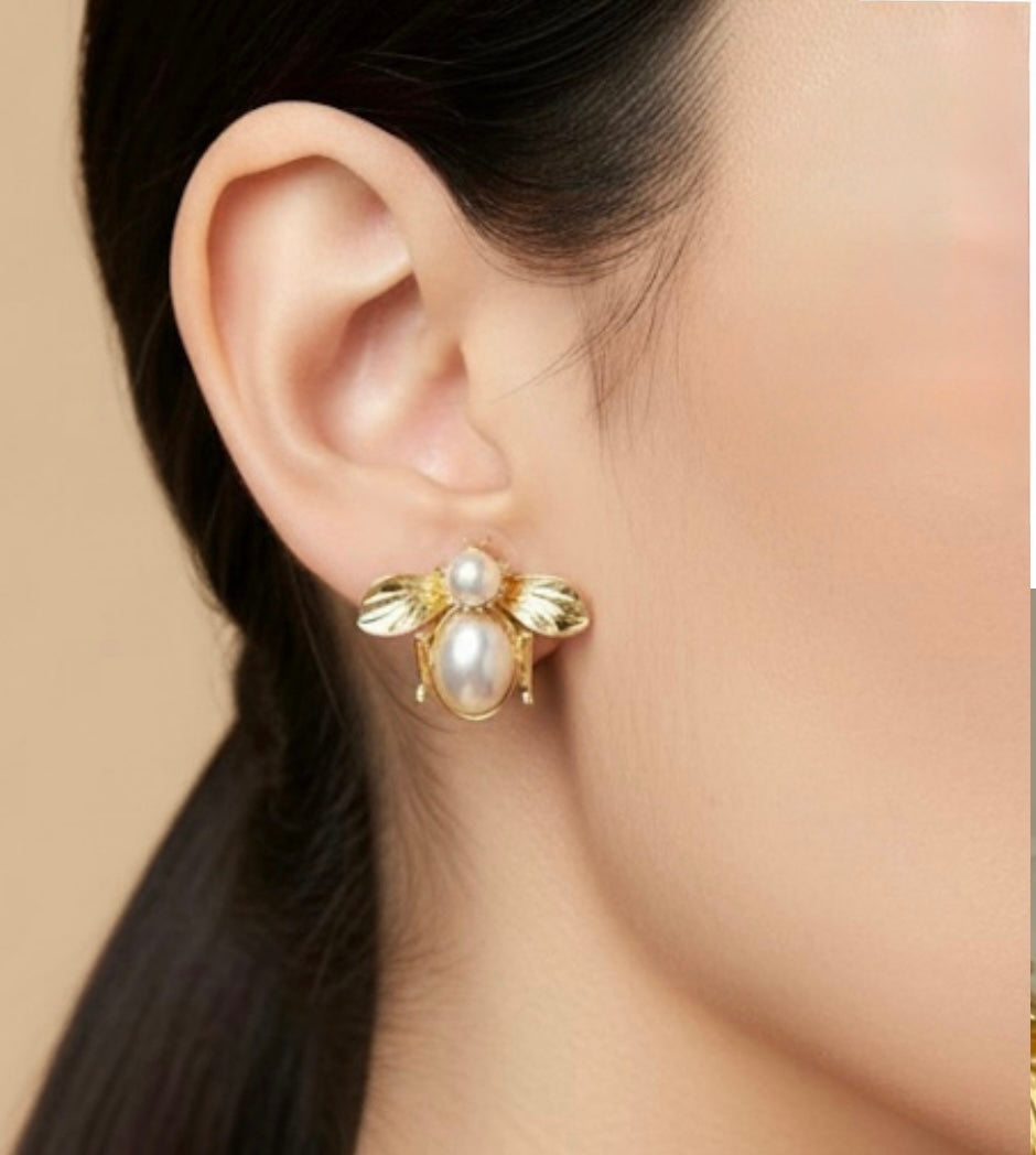 Golden Hive Earrings