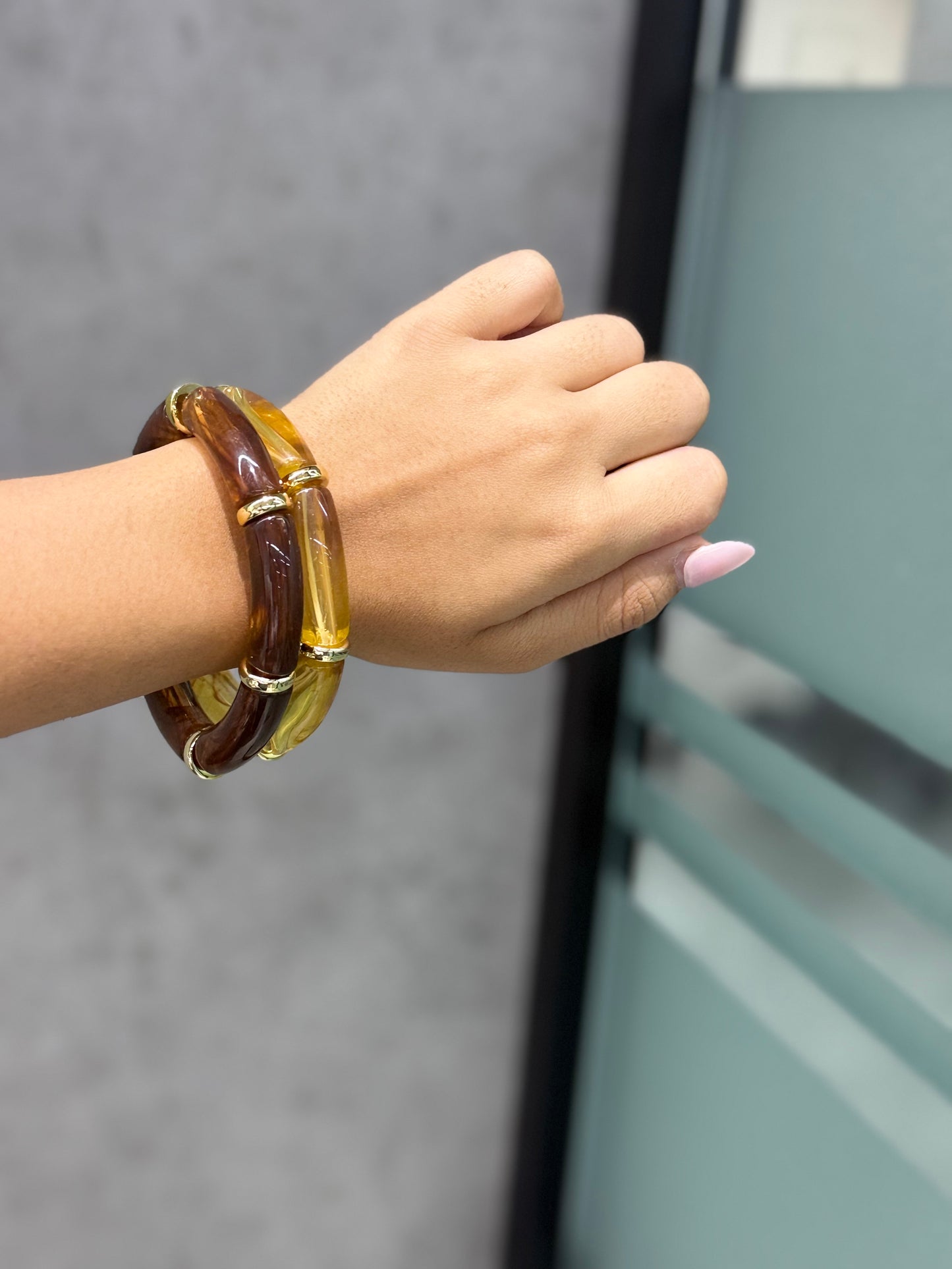 Amber Resin Bracelet