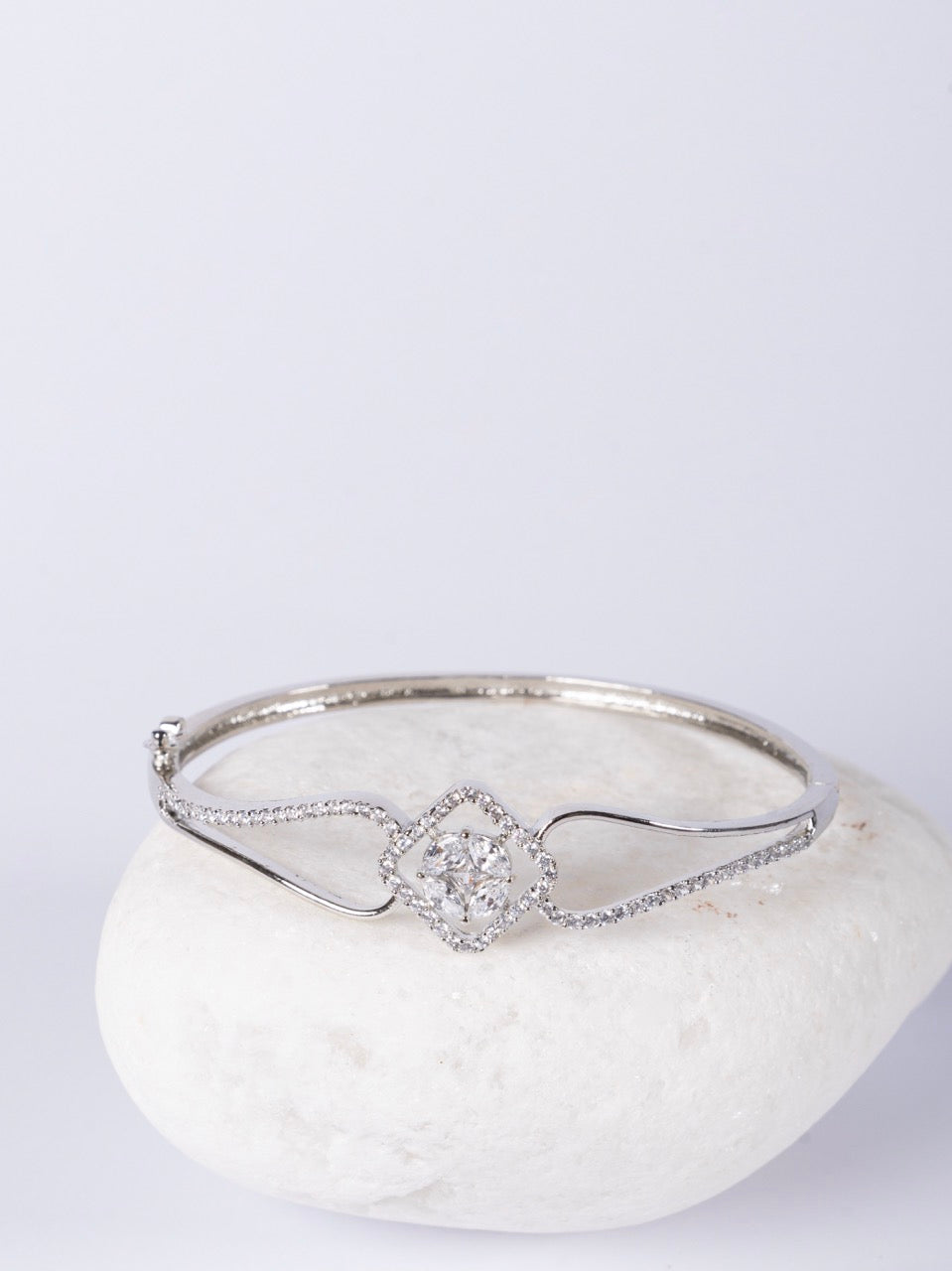 Elina Rhodium Plated Bracelet