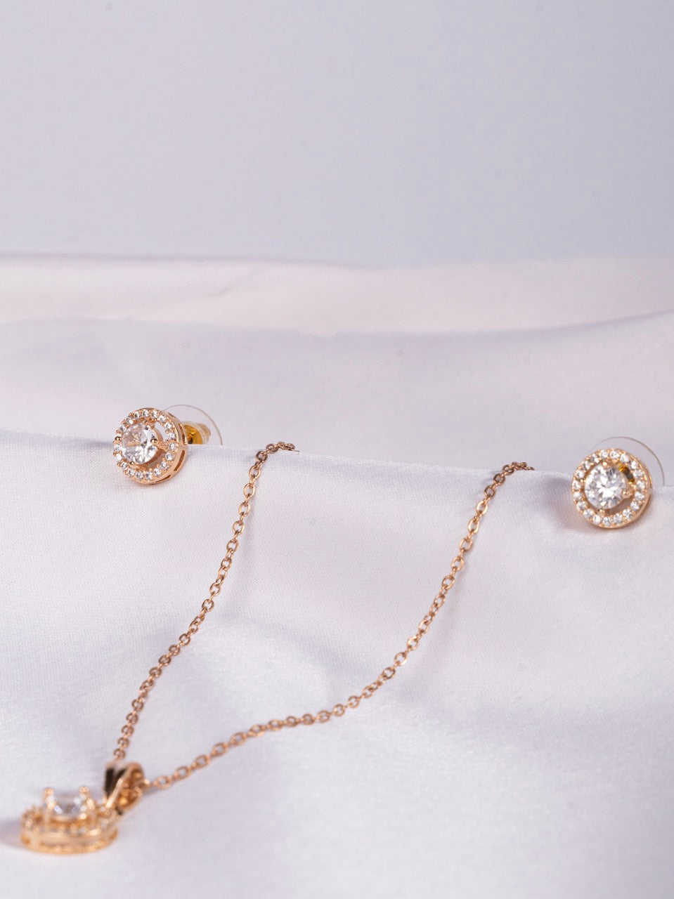 Kara Pendant Set With 22k Gold Plated