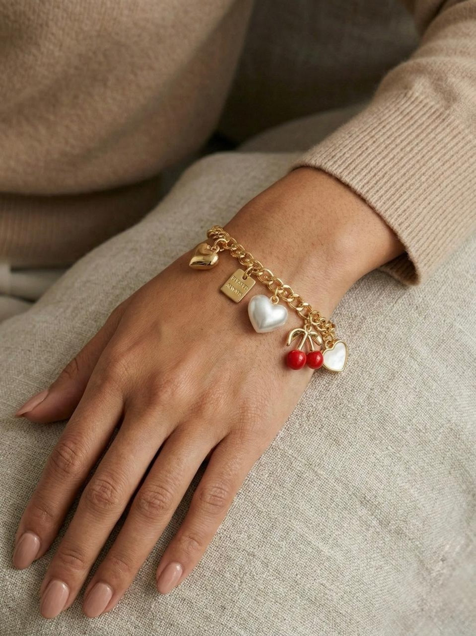 Mon cheri charm bracelet