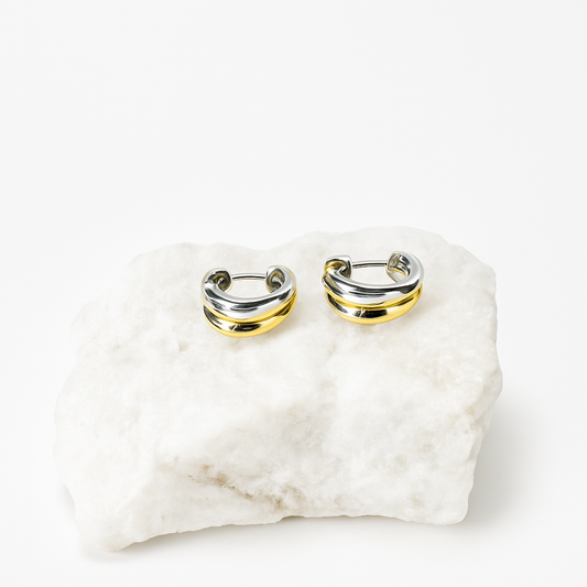 Two Tone Earrings