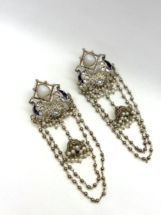 Meher Chain Drop Earrings
