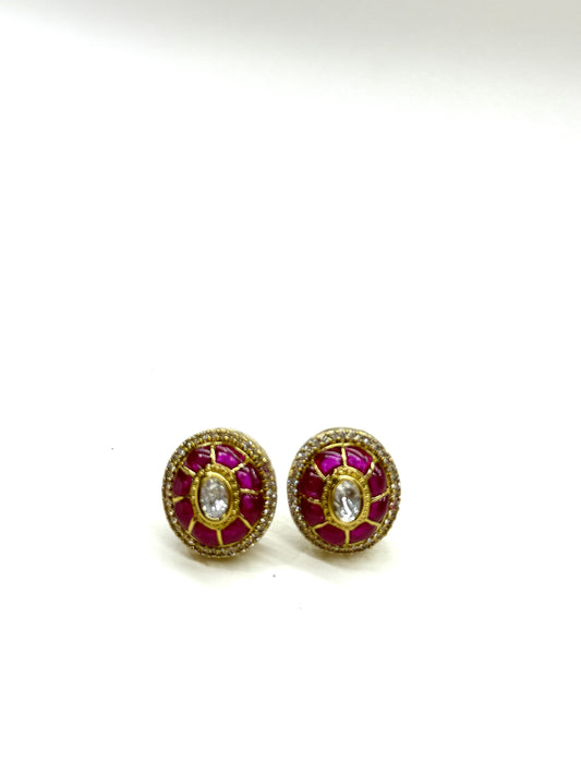Tara Polki Studs