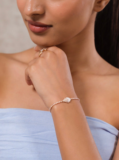 Nova Mother Pearl Bracelet Rose Gold