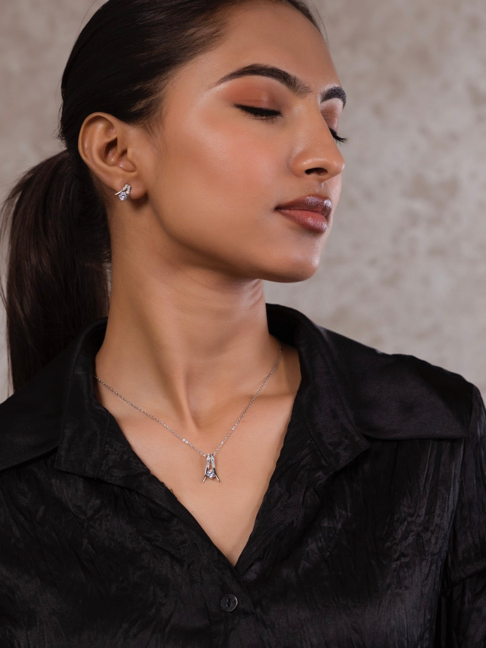 Diam Pendant Set