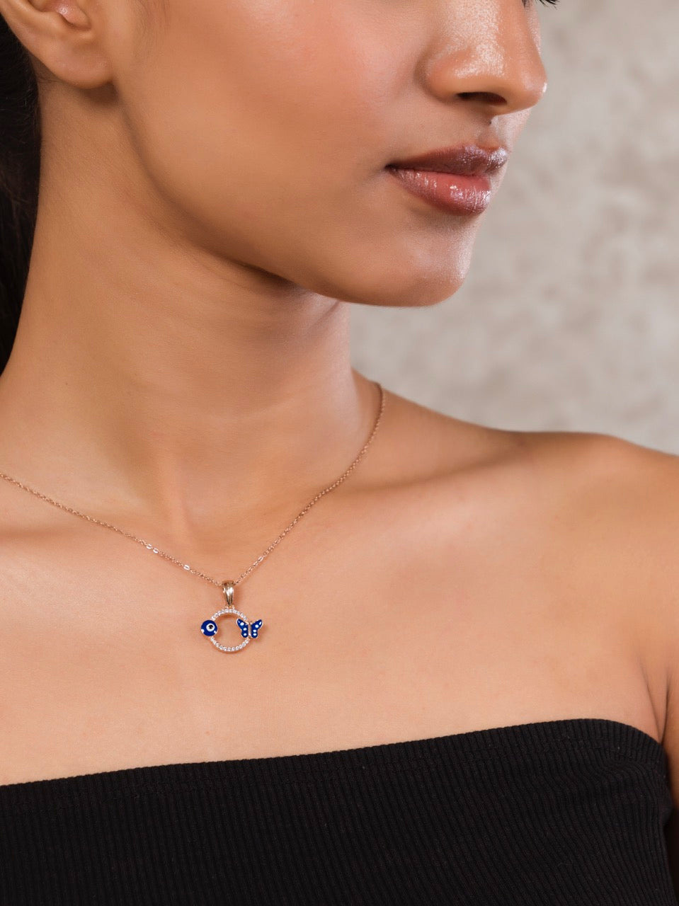 Syara Rose Gold Necklace