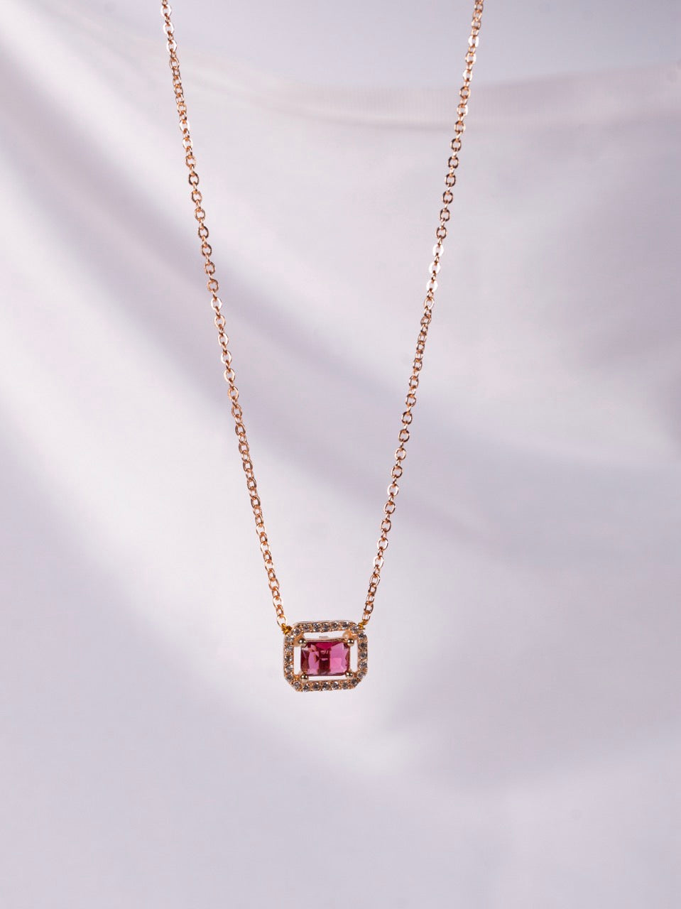 Ruby Eclipse Necklace
