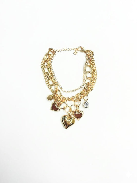 Cascade charm bracelet